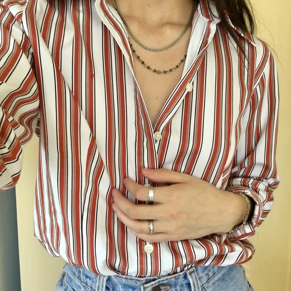Striped Button Up Shirt